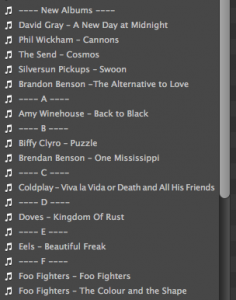 Spotify playlist folders